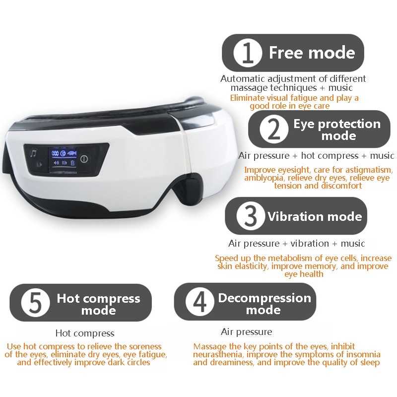 מכשיר עיסוי לראש עם השמעת מוזיקה 4 מכשיר עיסוי לראש עם השמעת מוזיקה