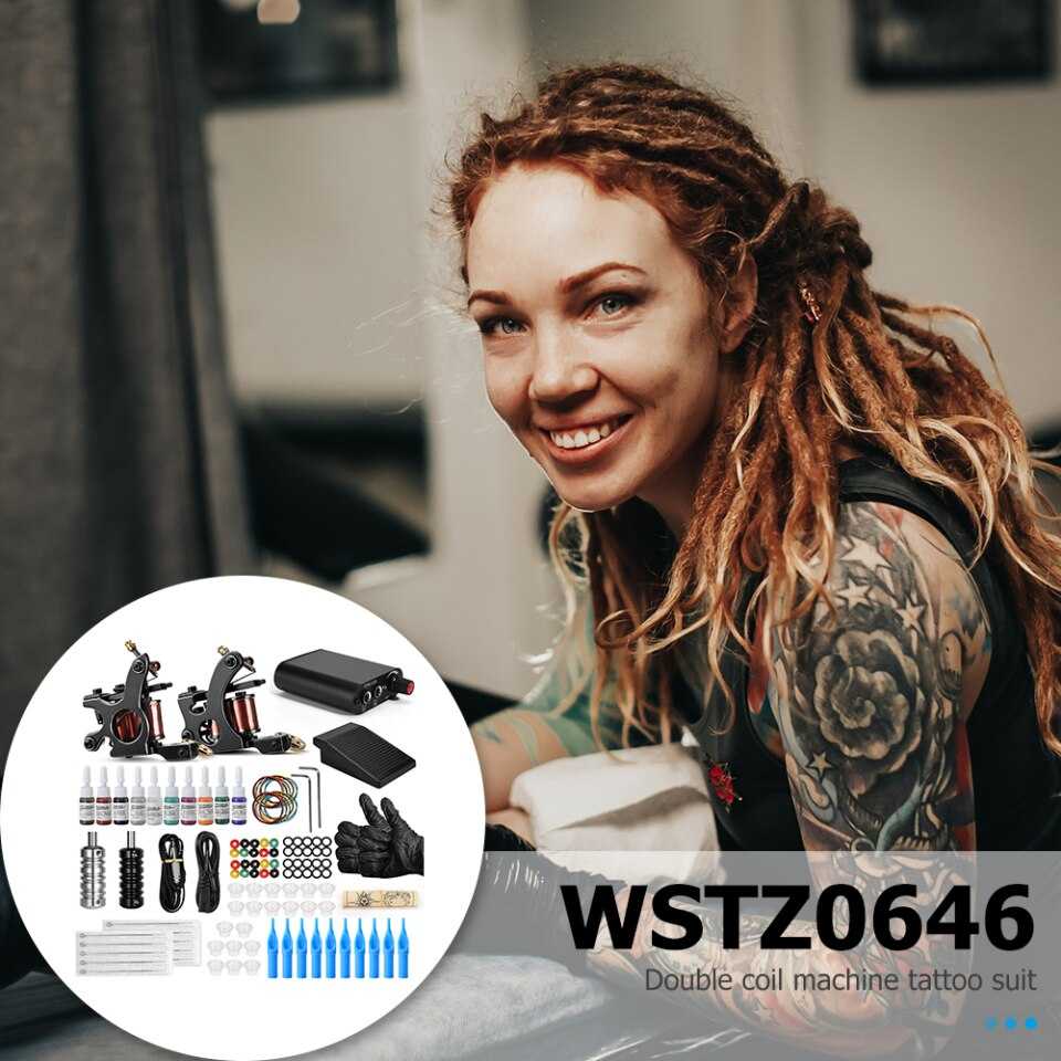 ערכת קעקוע מלאה 4 ערכת קעקוע מלאה