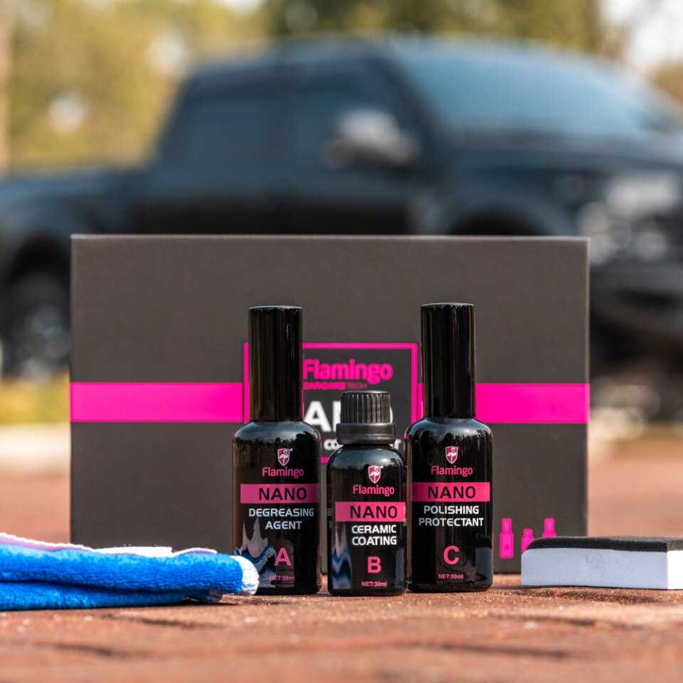 סט ציפוי ננו תלת שכבתי לרכב של FLAMINGO 4 סט ציפוי ננו תלת שכבתי לרכב של FLAMINGO