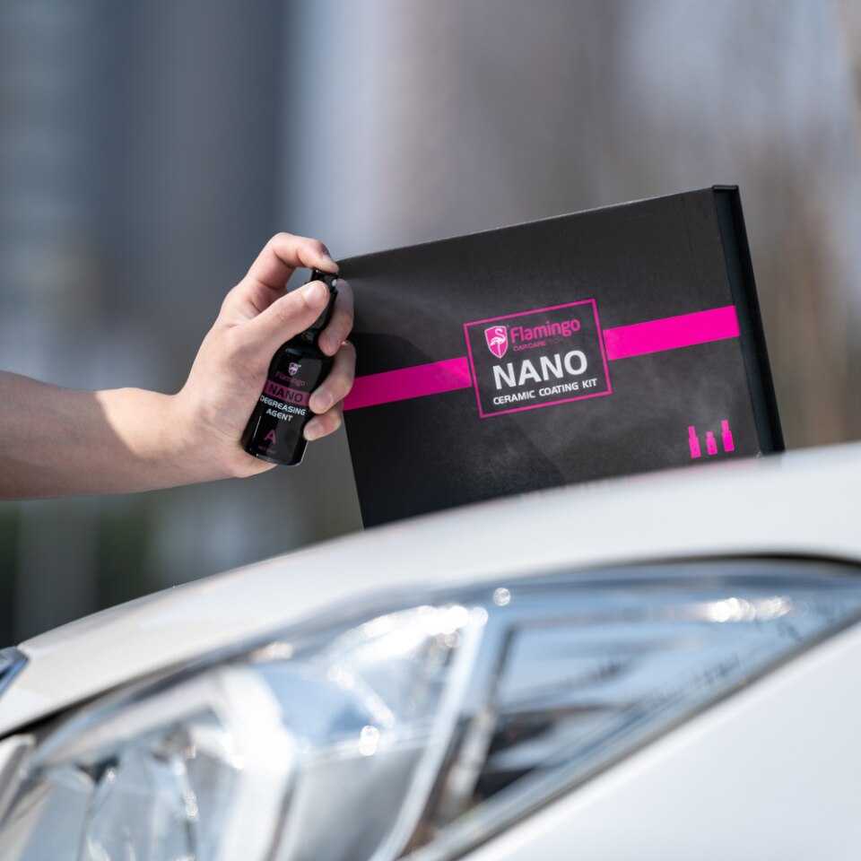 סט ציפוי ננו תלת שכבתי לרכב של FLAMINGO